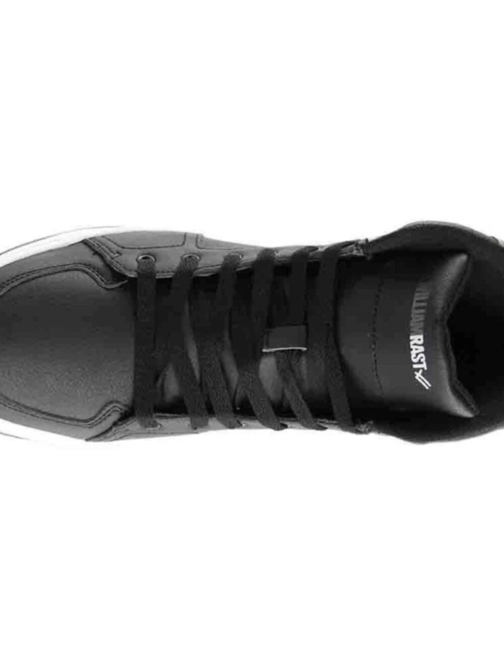 William Rast Empire High Top Mens Black Sneakers Casual Shoes - Picture 5 of 7